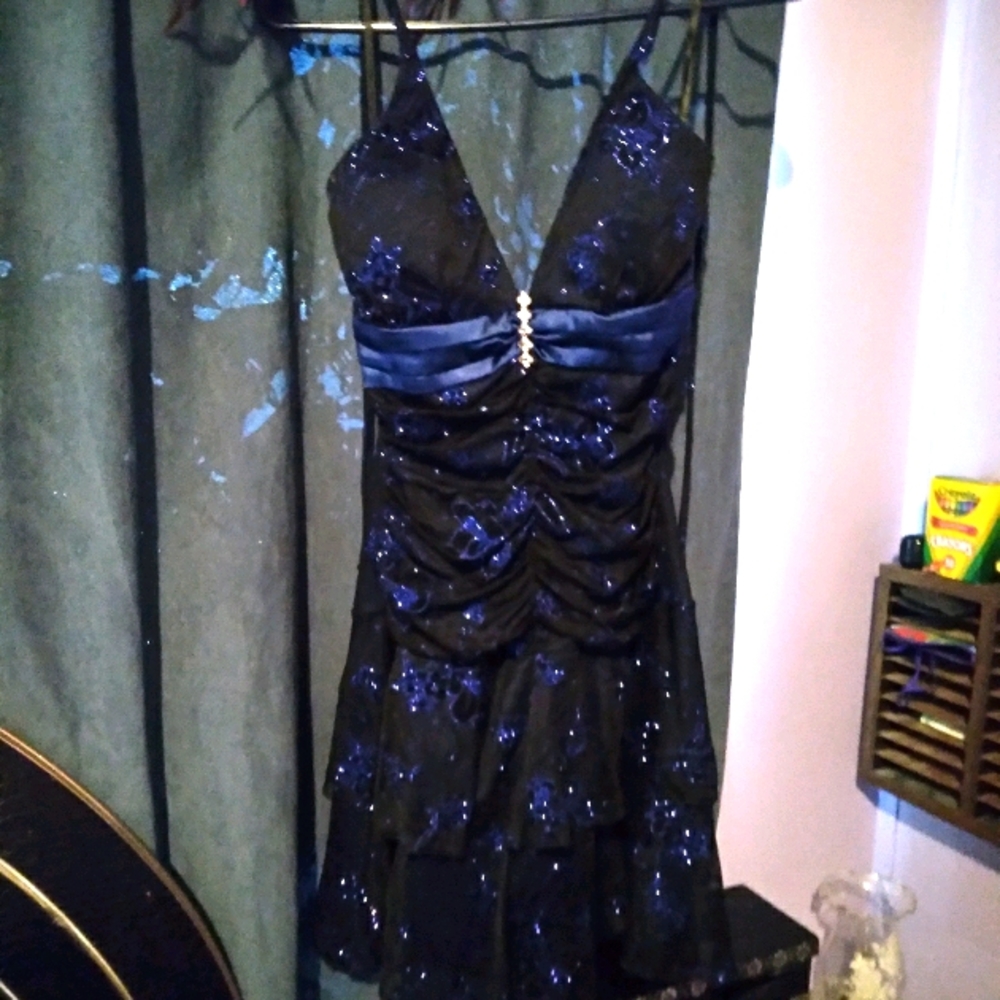 Blue dress